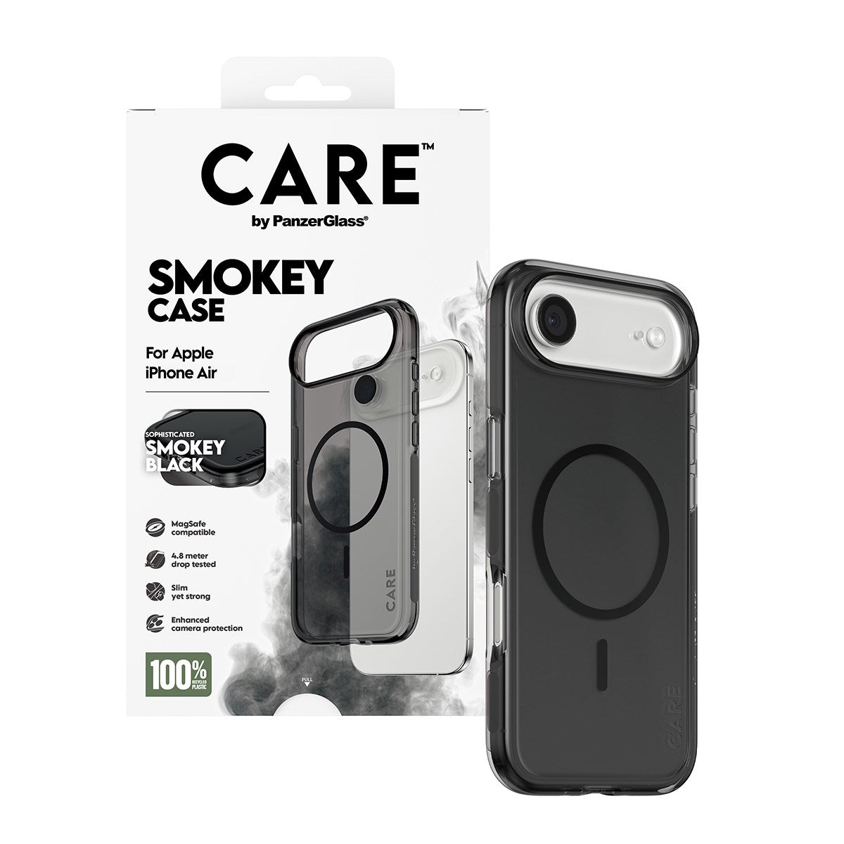 CARE™ by PanzerGlass® Urban Explorer Case Smokey w. Black MagSafe iPhone Air